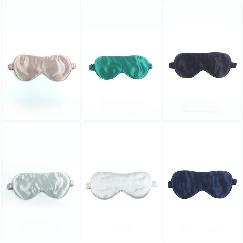 Silk eye mask for sleeping, 100% mulberry silk filament filling, double-sided light-shielding eye mask for men and women