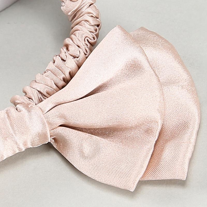16mm silk hair band female 100% mulberry silk bow tie hair thin hair rope Korean version cute bun hair rope