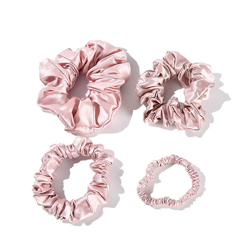 Silk hair band for women, 100% mulberry silk, elegant hair band, fat intestine hair band, large intestine hair band