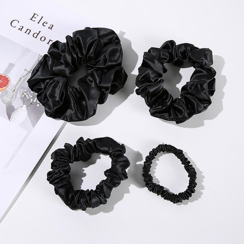 Silk hair band for women, 100% mulberry silk, elegant hair band, fat intestine hair band, large intestine hair band
