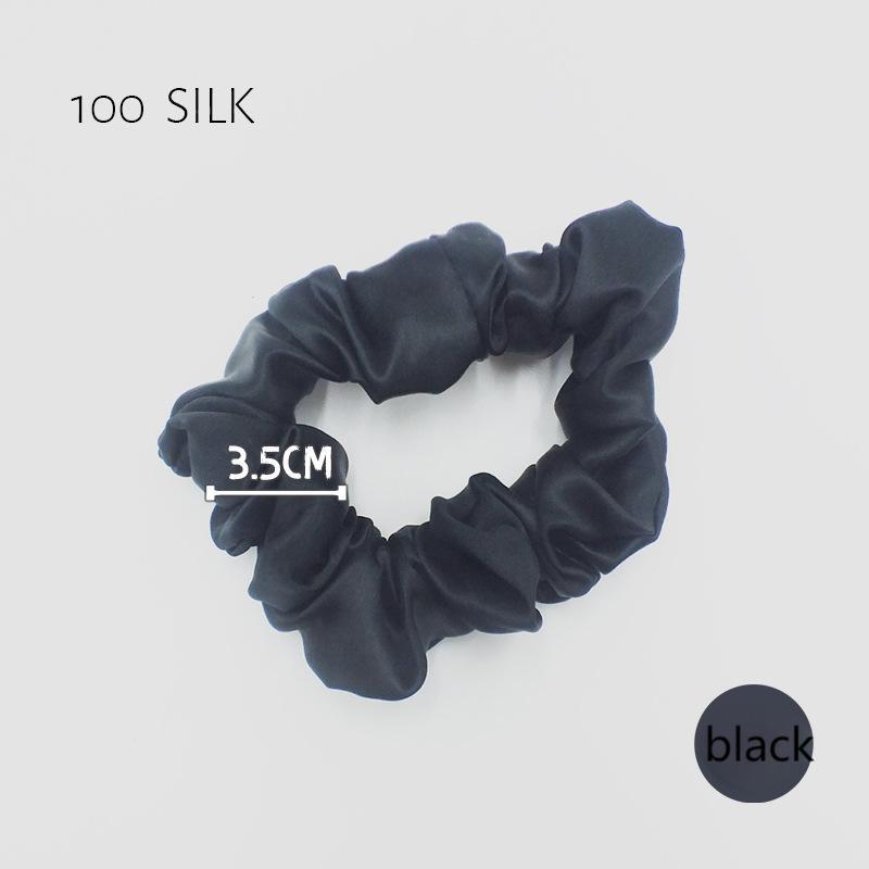 22 momme 3.5cm glossy silk hair band 100% mulberry silk women's hair tie hair band