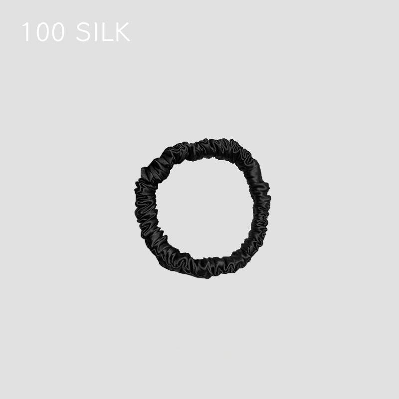 30 Momme heavy silk large intestine hair band, bun head, ponytail, no damage to hair, 100% mulberry silk hair band, hair band, hair accessories