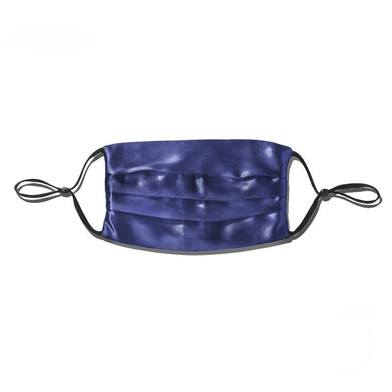 Washed 100% mulberry silk mask for adults Cross-border new adjustable size silk mask holiday gift