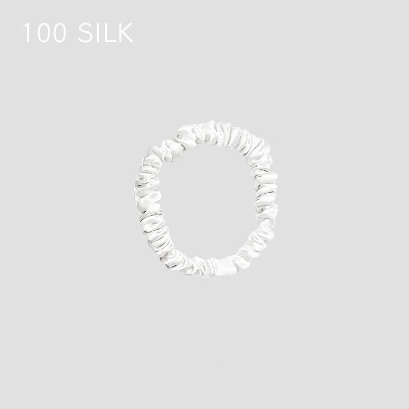 30 Momme heavy silk large intestine hair band, bun head, ponytail, no damage to hair, 100% mulberry silk hair band, hair band, hair accessories