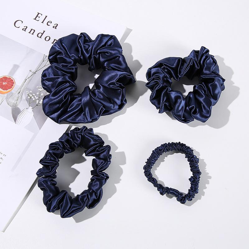 Silk hair band for women, 100% mulberry silk, elegant hair band, fat intestine hair band, large intestine hair band