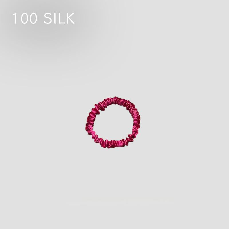 30 Momme heavy silk large intestine hair band, bun head, ponytail, no damage to hair, 100% mulberry silk hair band, hair band, hair accessories