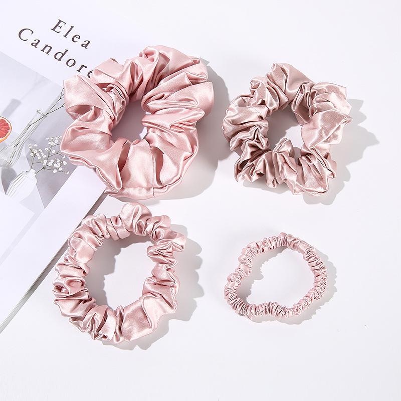Silk hair band for women, 100% mulberry silk, elegant hair band, fat intestine hair band, large intestine hair band