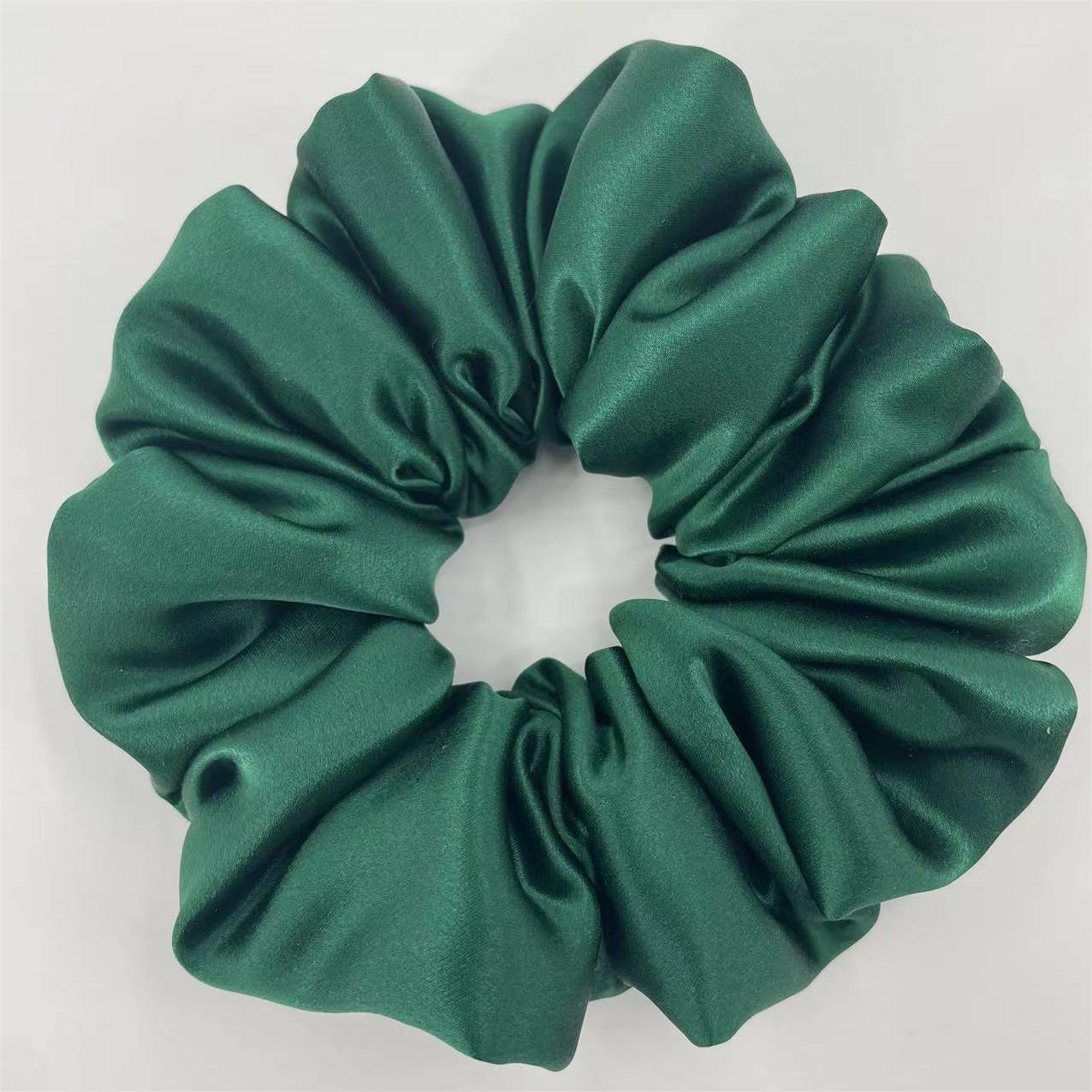 22 momme silk large intestine hair ring pillow hair ring cloud hair ring mulberry silk (down cotton filling)