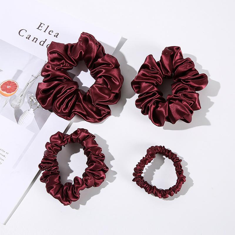 Silk hair band for women, 100% mulberry silk, elegant hair band, fat intestine hair band, large intestine hair band