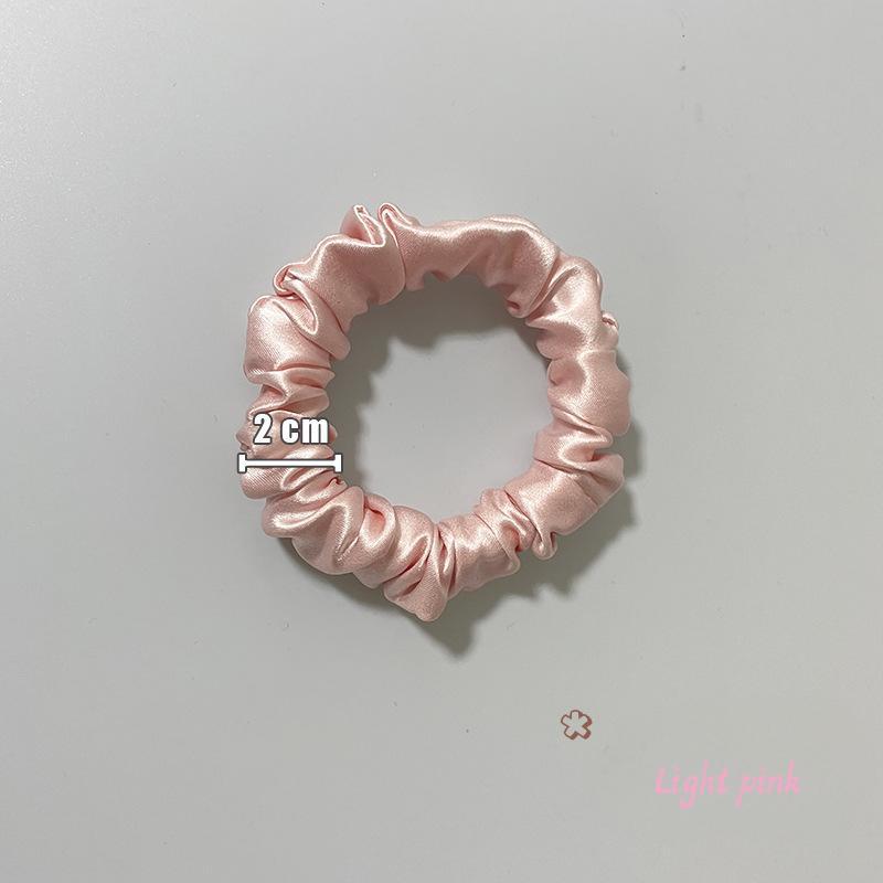 22 Momme Silk Hairband 1.5cm Multicolor Non-damaging Mulberry Silk Hair Tie High Elasticity Elastic Rubber Band