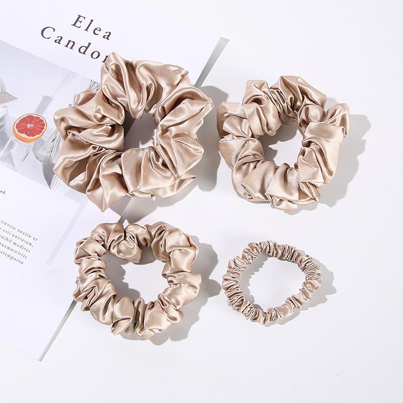 Silk hair band for women, 100% mulberry silk, elegant hair band, fat intestine hair band, large intestine hair band