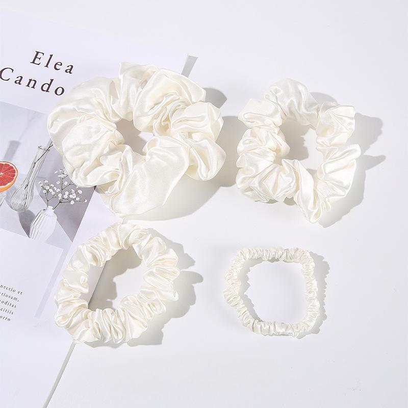 Silk hair band for women, 100% mulberry silk, elegant hair band, fat intestine hair band, large intestine hair band