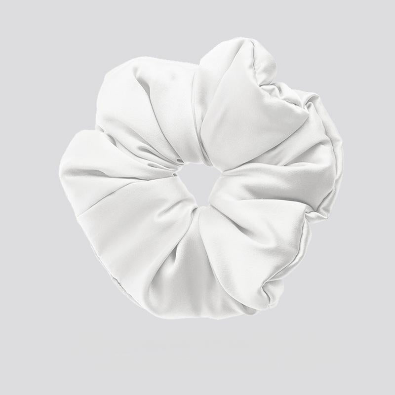 30 momme heavy silk pillow hair band 100% mulberry silk cotton filled satin hair accessories