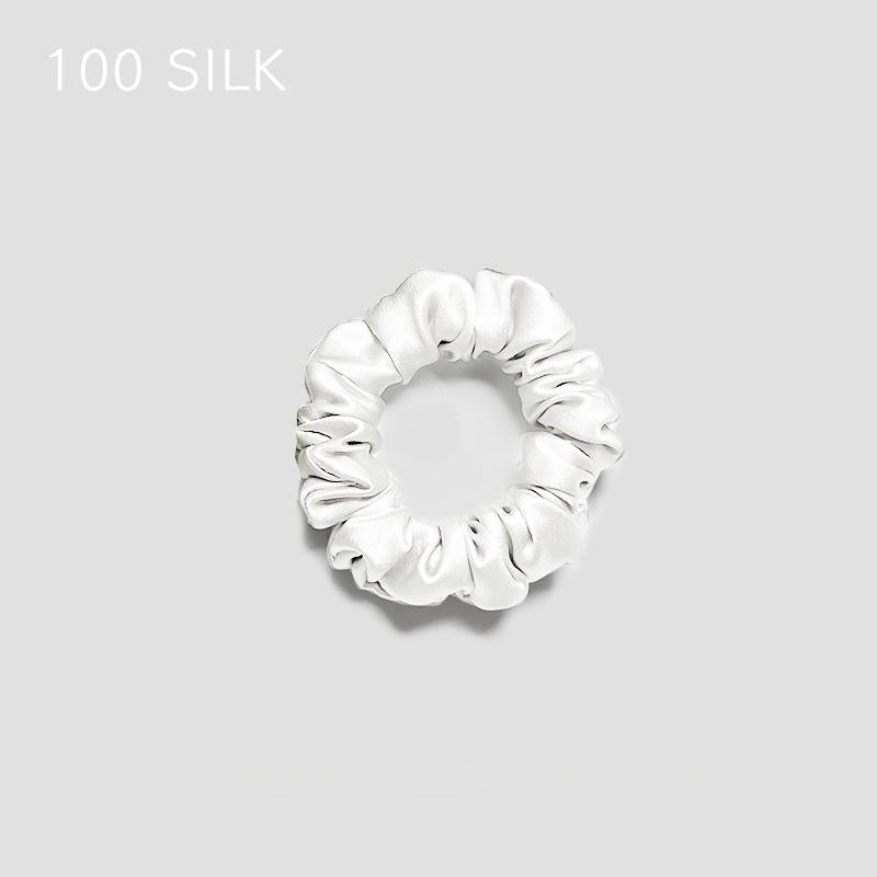 30 Momme heavy silk large intestine hair band, bun head, ponytail, no damage to hair, 100% mulberry silk hair band, hair band, hair accessories