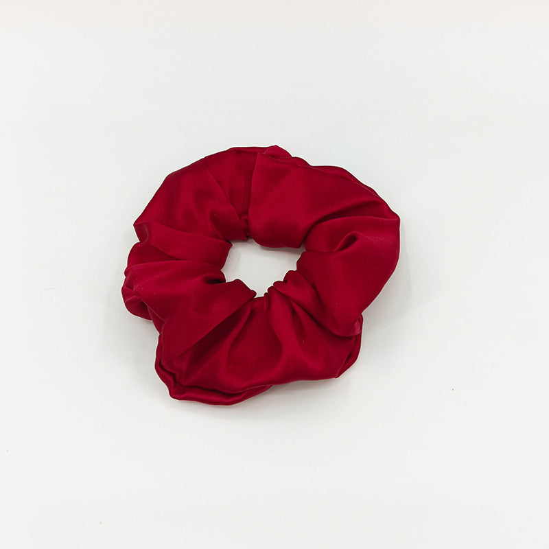 6cm Large Silk Colon Hair Ring 19 Mommy Silk Hair Accessories Headband Hair Flower