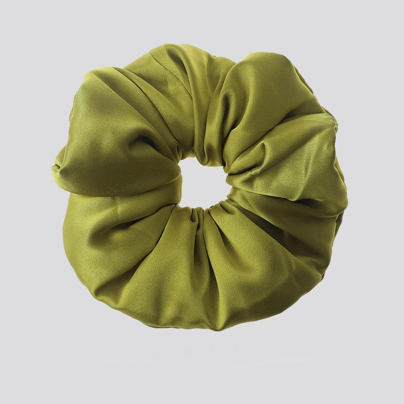 30 momme heavy silk pillow hair band 100% mulberry silk cotton filled satin hair accessories