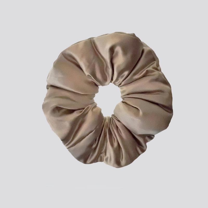 30 momme heavy silk pillow hair band 100% mulberry silk cotton filled satin hair accessories