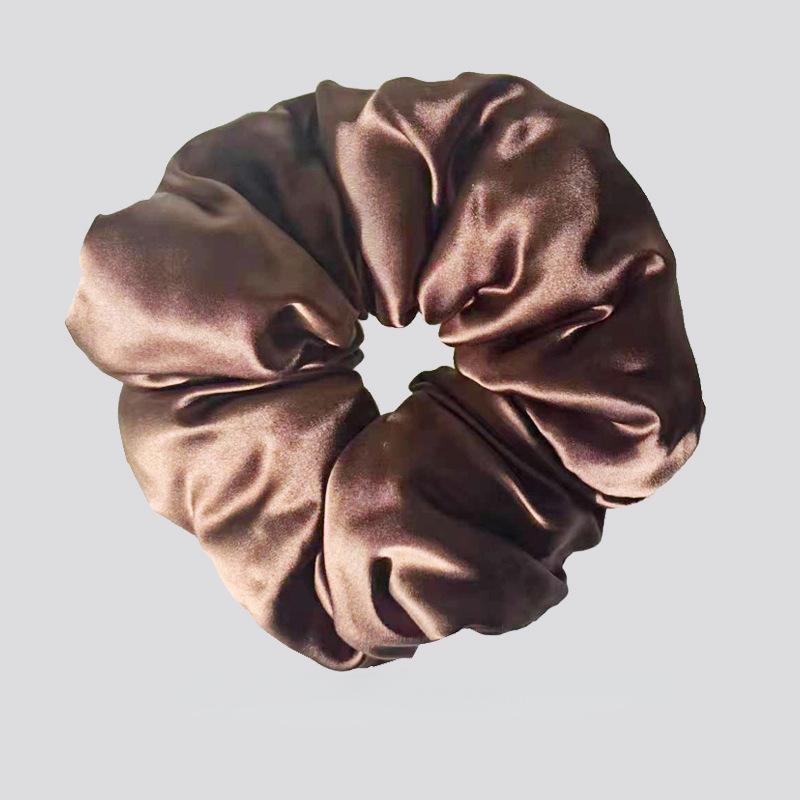 30 momme heavy silk pillow hair band 100% mulberry silk cotton filled satin hair accessories