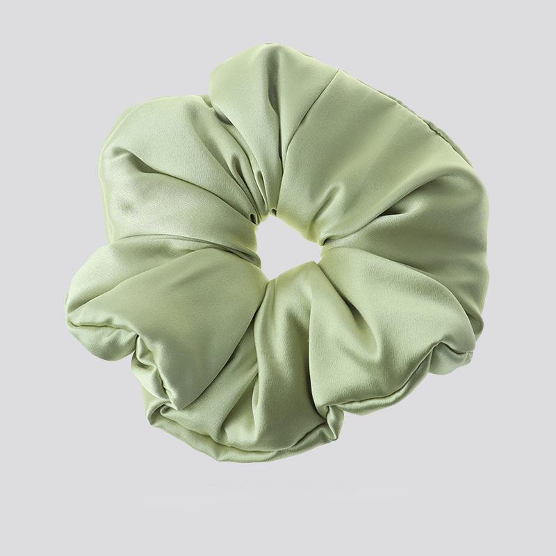 30 momme heavy silk pillow hair band 100% mulberry silk cotton filled satin hair accessories