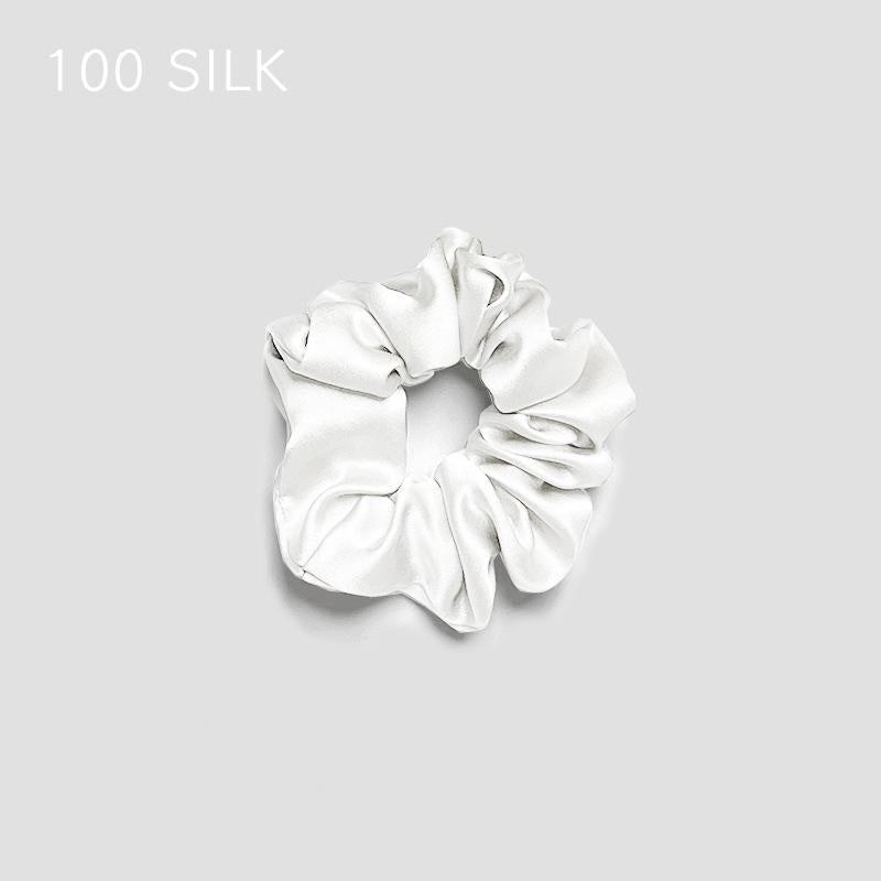 30 Momme heavy silk large intestine hair band, bun head, ponytail, no damage to hair, 100% mulberry silk hair band, hair band, hair accessories