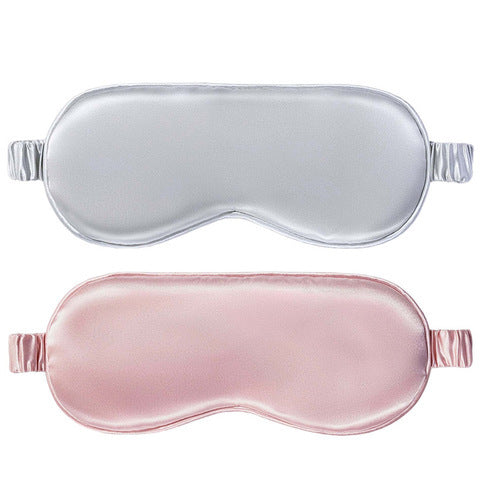 High-end 22 momme silk eye mask 100% mulberry silk six-layer silk fabric comfortable sleep shading eye mask