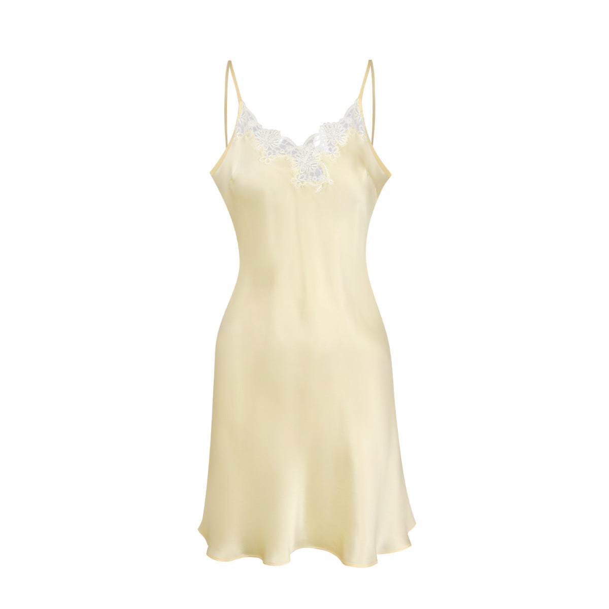 Spring and summer style silk nightdress female sexy pajamas 100% mulberry silk silk ladies home clothes suspender skirt