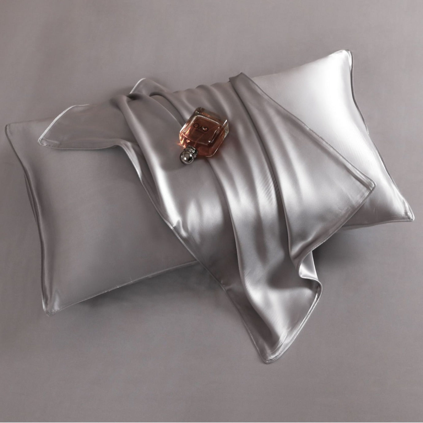22 momme silk four-piece set mulberry silk light luxury solid color bed sheet quilt cover bedding set