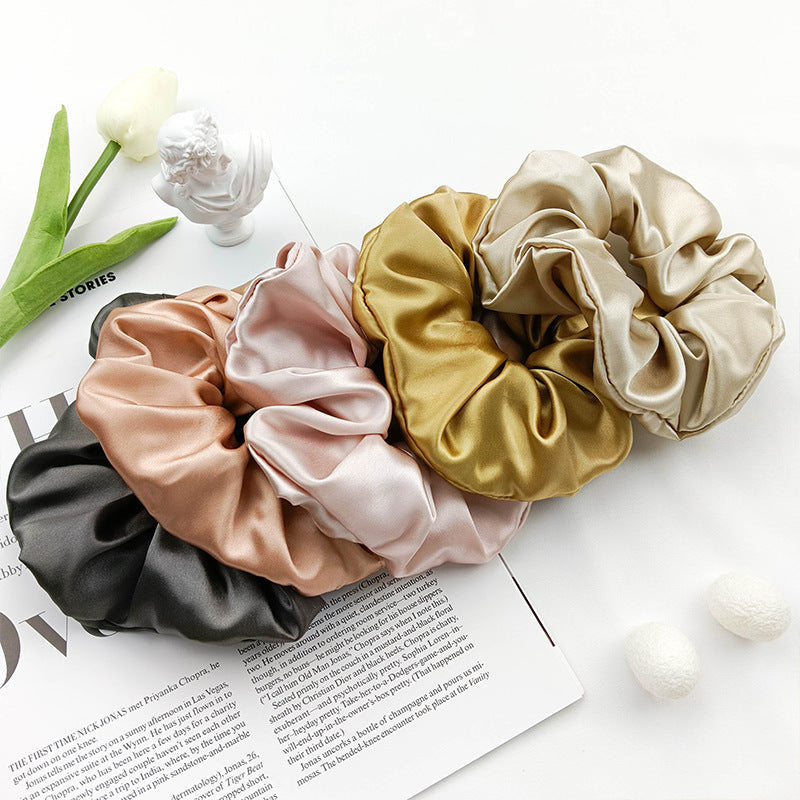 22 Momme Shiny Satin 6cm Silk Hair Tie Extra Large