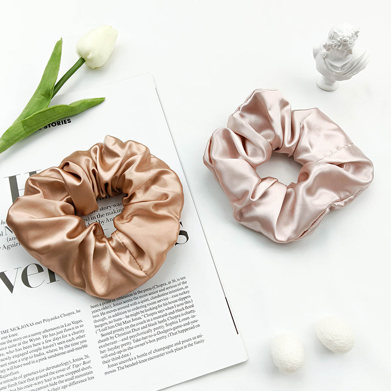 22 Momme Shiny Satin 6cm Silk Hair Tie Extra Large
