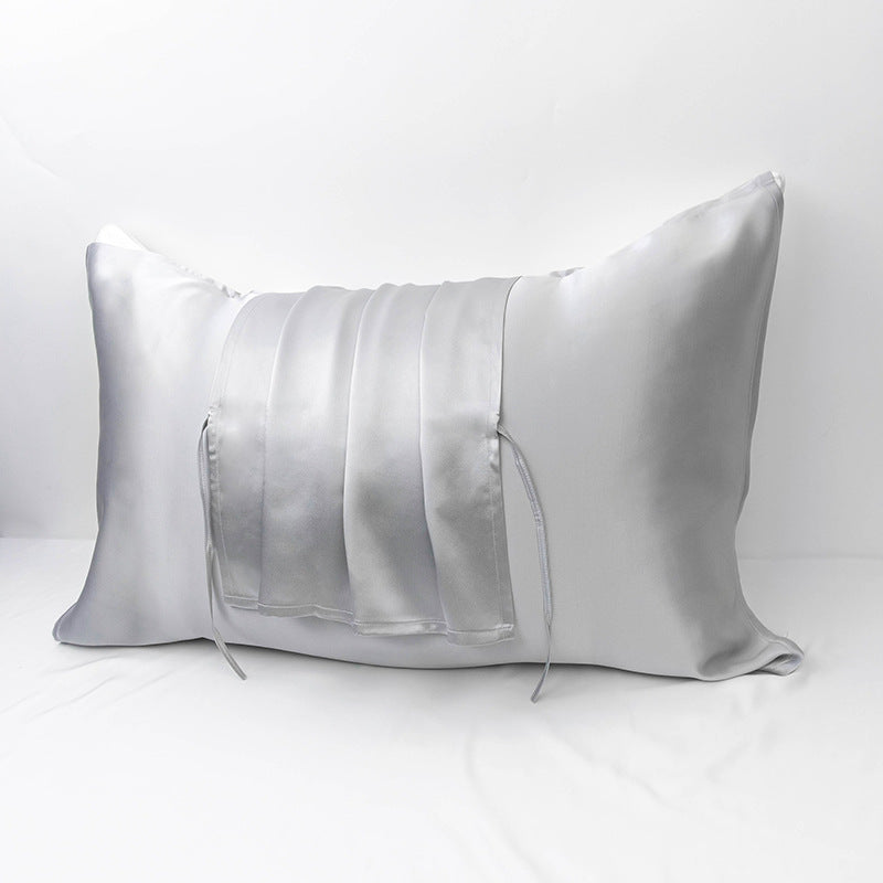 16 Mommy pure color silk pillowcase travel hotel business trip 100 mulberry silk pillow