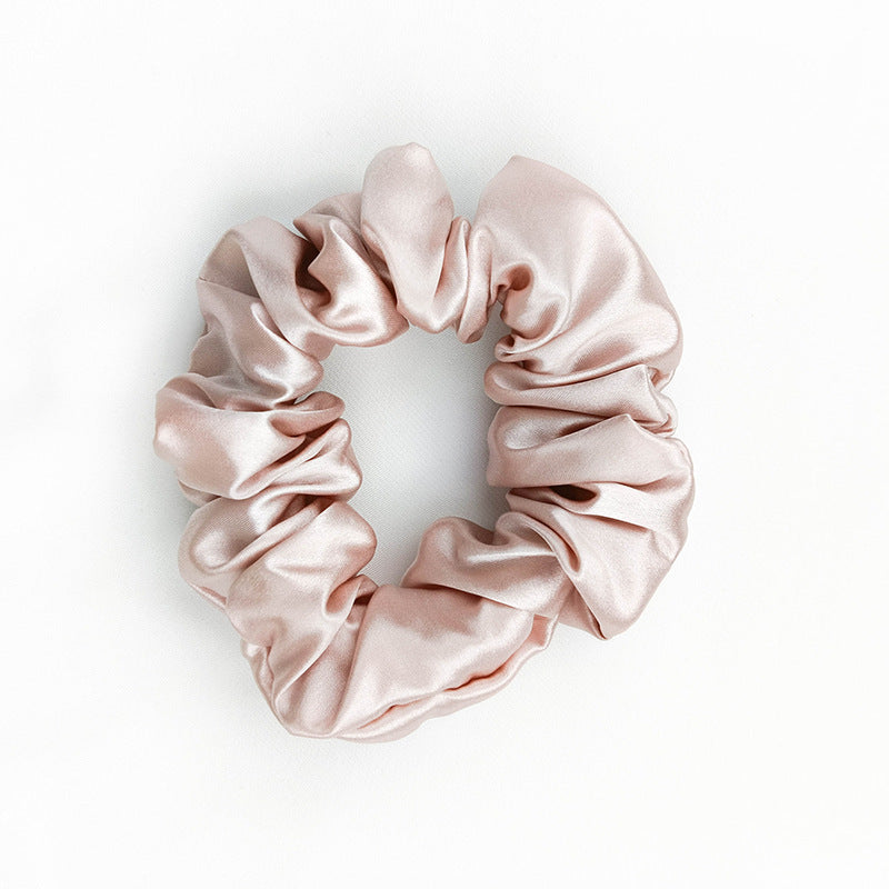 22 momme shiny satin 3.5cm silk hair band medium elastic headband high-end fashion temperament