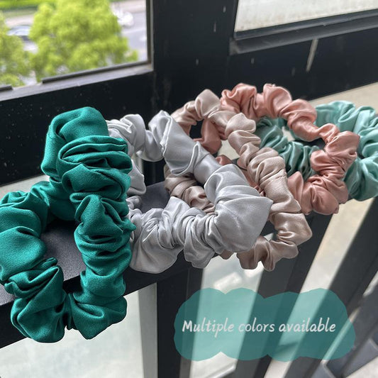 22 Momme Silk Hairband 2.5cm Large Intestine Loop 100% Mulberry Silk High-grade Hairband Hairband Thin Rubber Band