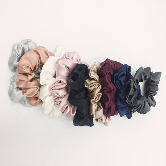 22 momme 3.5cm glossy silk hair band 100% mulberry silk women's hair tie hair band