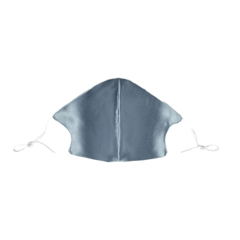 Silk mask for summer sun protection, 100% mulberry silk, ultra-thin, breathable, adjustable size, dust mask