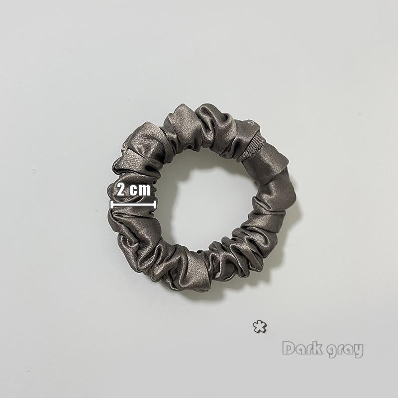 22 Momme Silk Hairband 1.5cm Multicolor Non-damaging Mulberry Silk Hair Tie High Elasticity Elastic Rubber Band